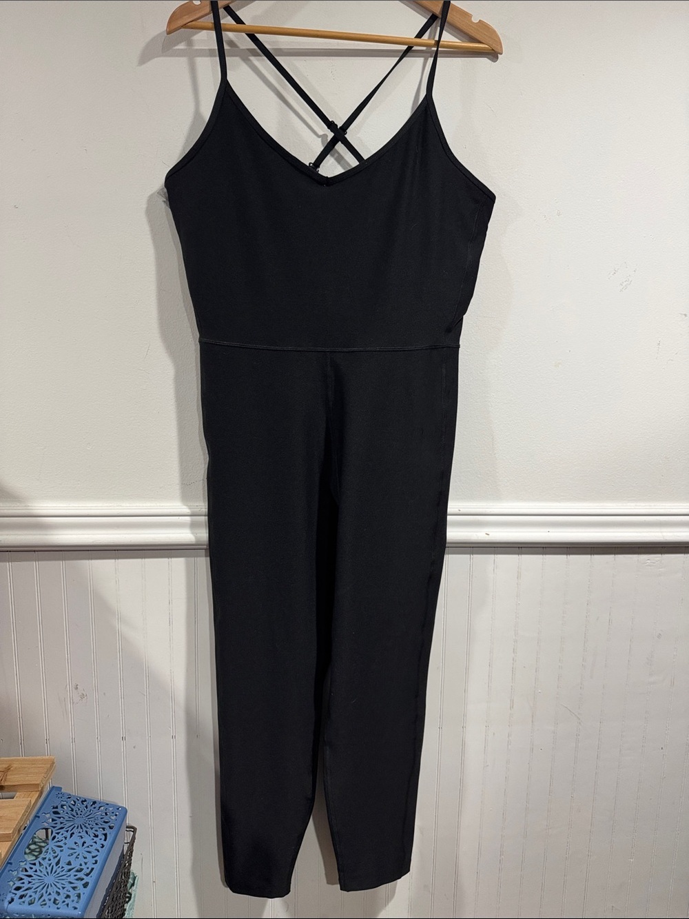 Old Navy jumpsuit xl petite street black stretch soft NEW no tags yoga gym